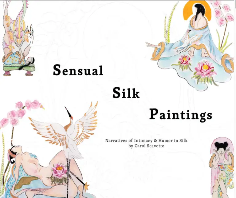 Sensual Silk Paintings, an art catalog by Carol Scavotto