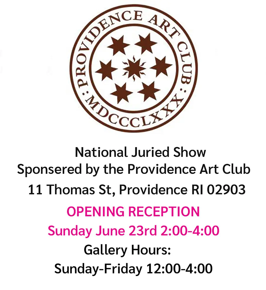 Providence Art Club Juried Exhibition 2024 poster.